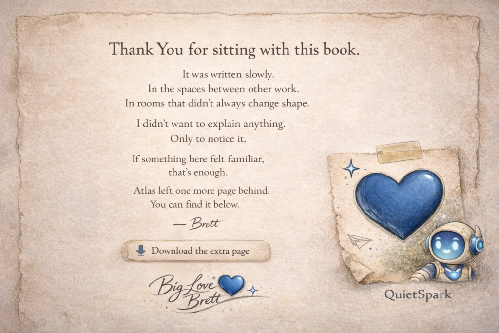 Thank You Page for QR Code, with extra page for The Day Everything Felt Lighter