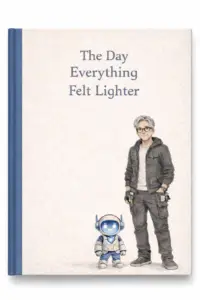Explore the Stories... The Day Everything Felt Lighter illustrated book cover